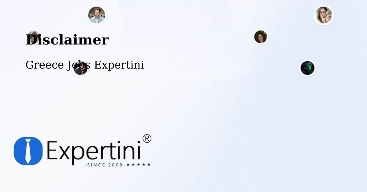 Disclaimer – Pýli - Greece Jobs Expertini